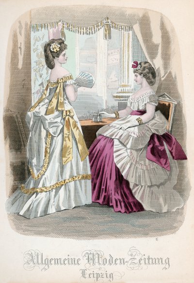 Two Ladies, Fashion Plate from the 
